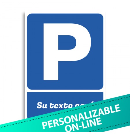 Pegatina Parking cCientes